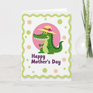 Tarjeta de amigo reptil de lunares