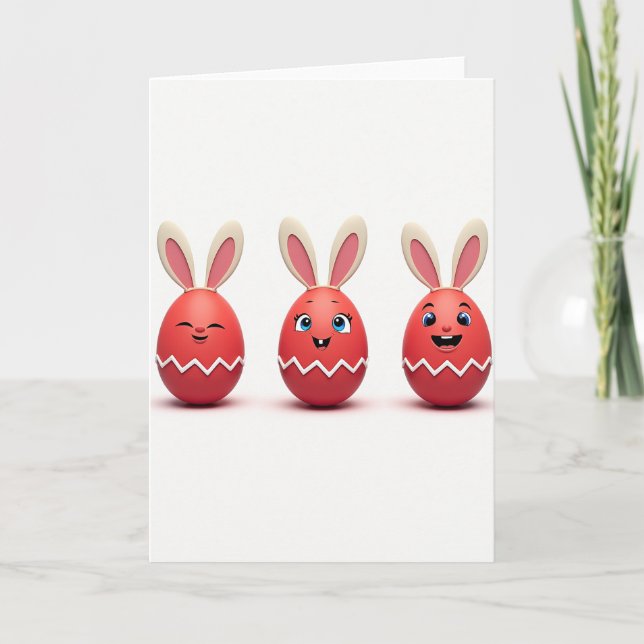 Tarjeta de amigos animales felices de primavera (Anverso)