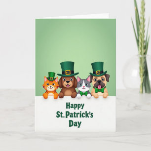 Tarjeta de amigos del día de San Patricio