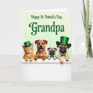 Tarjeta de amigos mascotas de vacaciones de oro fa