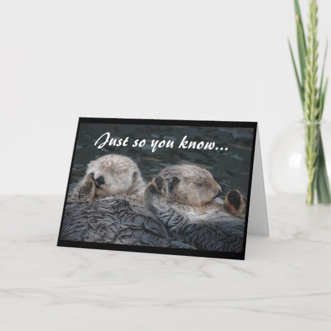 Tarjeta de amigos Otter (Anverso)