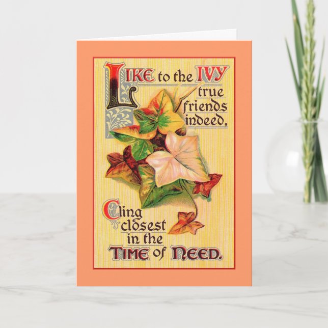 Tarjeta de amigos verdadera (Anverso)