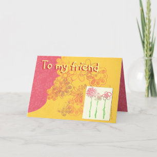 Tarjeta de amistad
