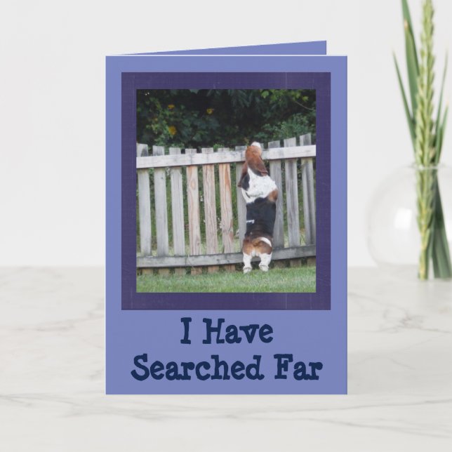 Tarjeta de amistad con el enlace de búsqueda de ba (Anverso)