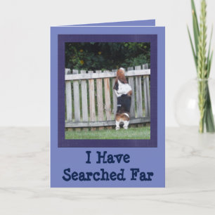 Tarjeta de amistad con el enlace de búsqueda de ba