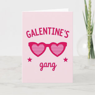 Tarjeta de amistad de Galentines