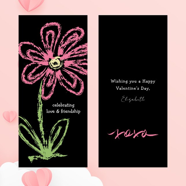 Tarjeta de amistad Día de San Valentín de flores n (Subido por el creador)