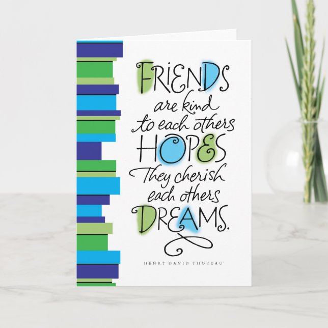 Tarjeta de amistad diaria (Anverso)