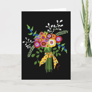 Tarjeta de amistad doblada.