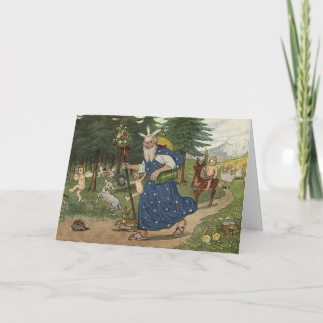 Tarjeta de amistad - Espíritu forestal (Anverso)