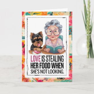 Tarjeta de amistad para amantes de perros Fur Baby
