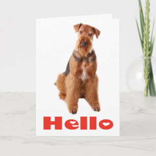 Tarjeta de amistad para cachorro de Airedale - Ver