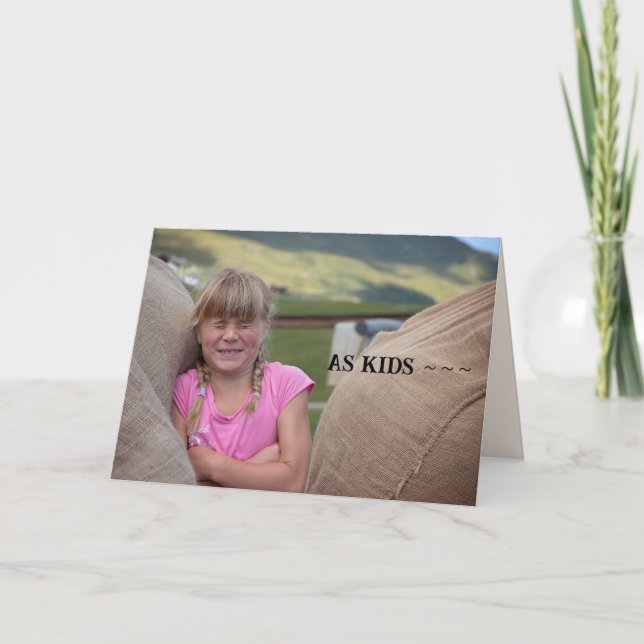 TARJETA DE AMISTAD PARA NIÑOS (Anverso)