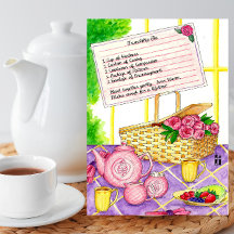 Tarjeta de amistad Tea Friendship