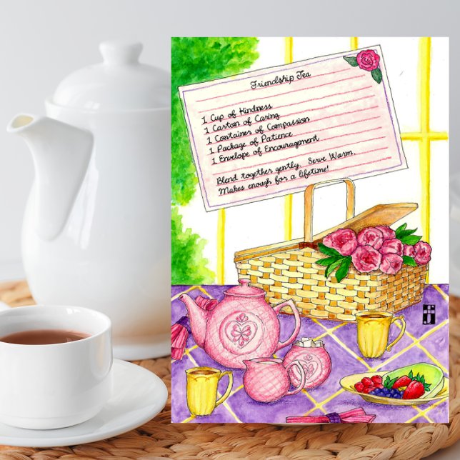 Tarjeta de amistad Tea Friendship (Subido por el creador)