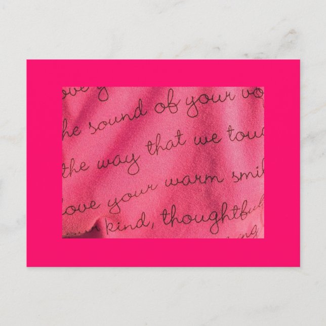Tarjeta de amor (Anverso)