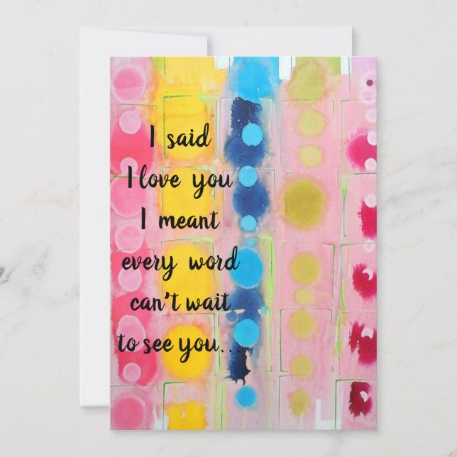 tarjeta de amor (Anverso)