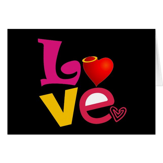 Tarjeta de amor (Anverso (Horizontal))