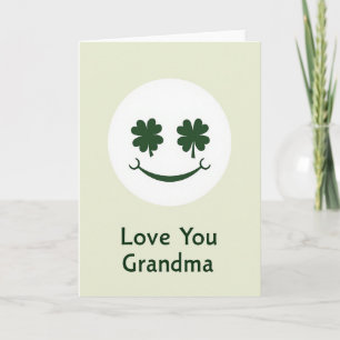 Tarjeta de Amor Abuela Clover