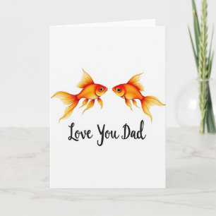 Tarjeta de Amor Acuático para Papá