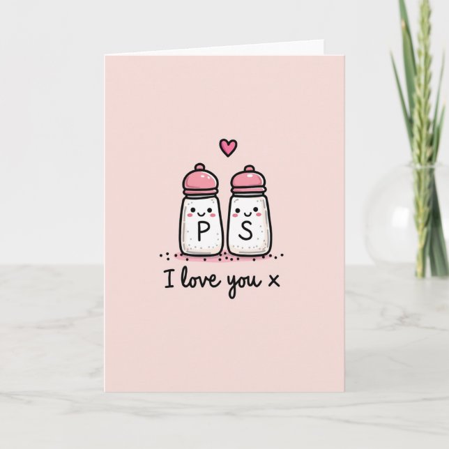 Tarjeta de amor adorable PS (Anverso)