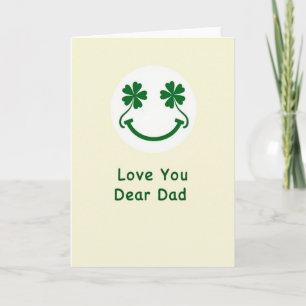 Tarjeta de Amor Afortunado Papá