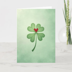 Tarjeta de amor afortunado para pareja