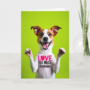 Tarjeta de amor animada de madrastra perrita