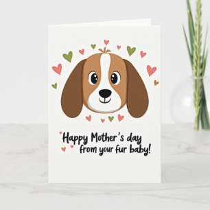 Tarjeta de Amor Animal Corazón de Polca