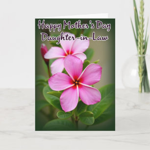 Tarjeta de amor Chevron Flor Bonita