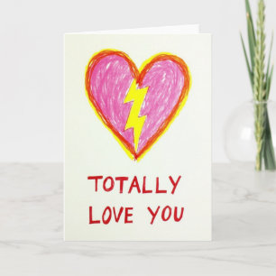 Tarjeta de amor clásico siempre