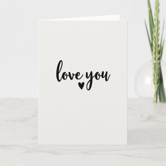 Tarjeta de amor con patrón de corazón (Anverso)
