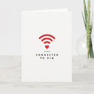 Tarjeta de Amor Conectada a Él