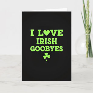 Tarjeta de Amor de Adiós Irlandés