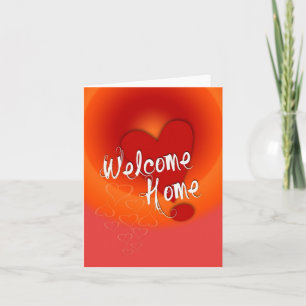 Tarjeta de amor de bienvenida