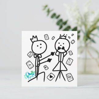 Tarjeta de amor de Casa de Cartas