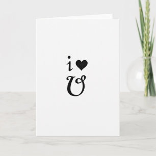Tarjeta de amor de corazón negro