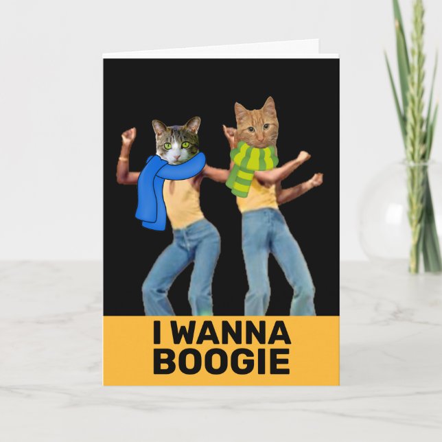 TARJETA DE AMOR DE DISCO CAT ROMANCE DE 1970 (Anverso)