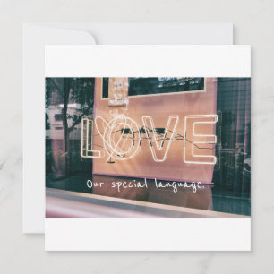 tarjeta de amor de el día de San Valentín