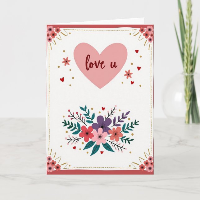 Tarjeta de Amor de Falso Foil (Anverso)