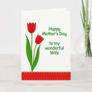 Tarjeta de Amor de Flor Estilizada a Rayas