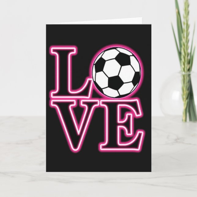 Tarjeta de amor de fútbol (Anverso)