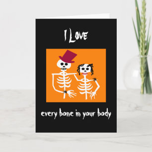 Tarjeta de amor de Halloween