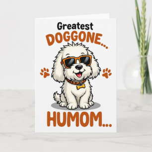 Tarjeta de amor de Humom perruno