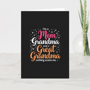 Tarjeta de amor de la bisabuela estrellada