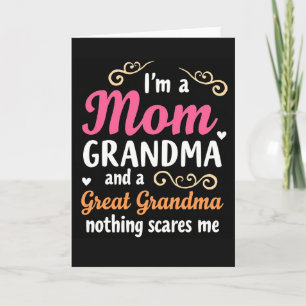 Tarjeta de amor de la bisabuela familiar