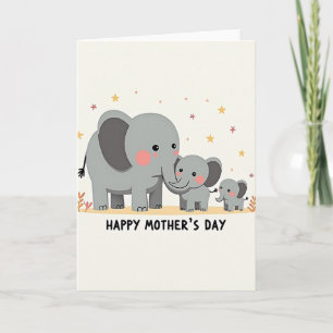 Tarjeta de amor de la familia de lunares