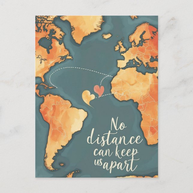 Tarjeta de amor de larga distancia (Anverso)