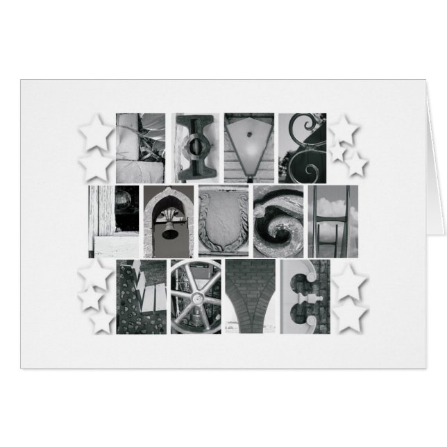 Tarjeta de amor de Live Laugh (Anverso (Horizontal))