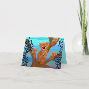 Tarjeta de amor de madre de Koala